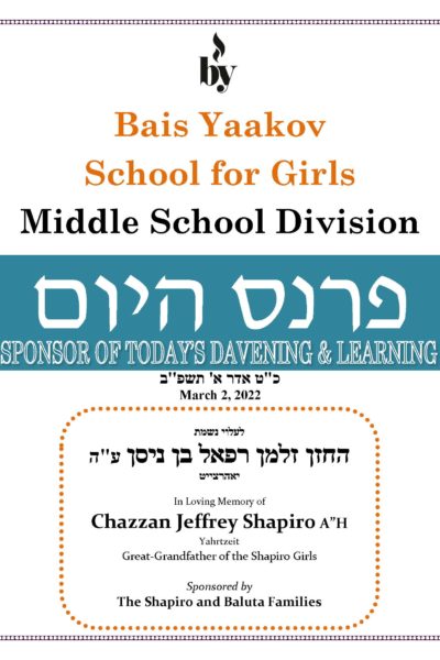 In memory of Chazzan Jeffrey Shapiro DODL 3_2_2022 In memory of Chazzan Jeffrey Shapiro DODL 3_2_2022