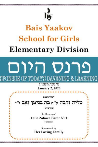 In Memory of Talia Zahava Barer DODL 1_2_2023 In Memory of Talia Zahava Barer DODL 1_2_2023